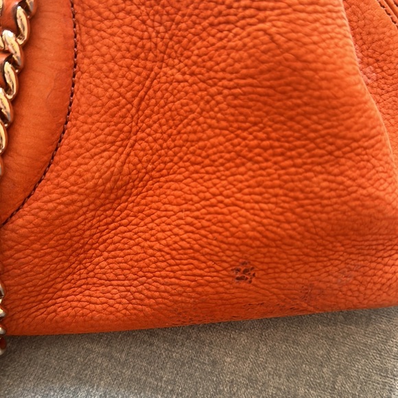 Gucci Orange Nubuck Soho Chain Shoulder Bag - Picture 5 of 6